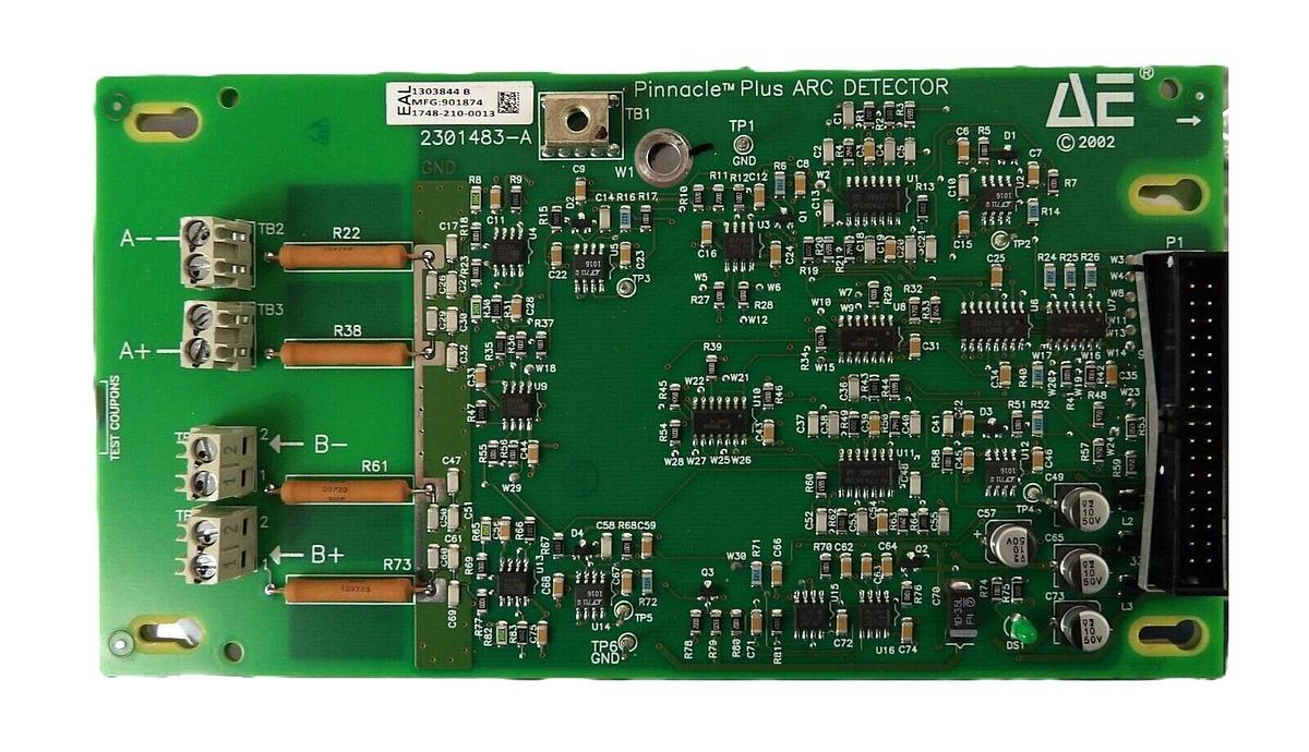 Used AE Advanced Energy 2301483-A Pinnacle Plus ARC Detector PCB 1303844 Working