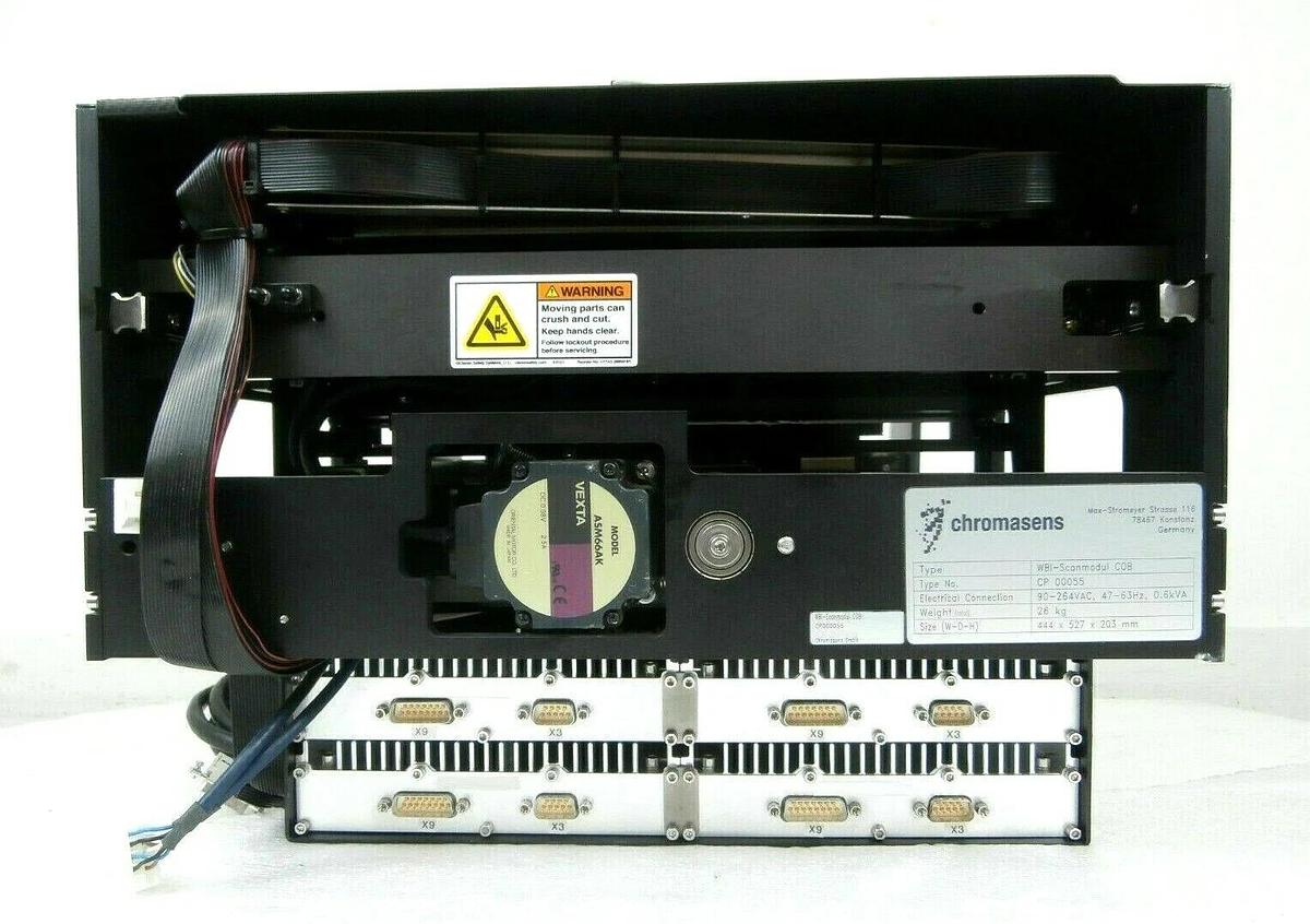 Used Chromasens WBI-Scanmodul COB Wafer Stage CP 00055 KLA-Tencor 11020618106000 Cu