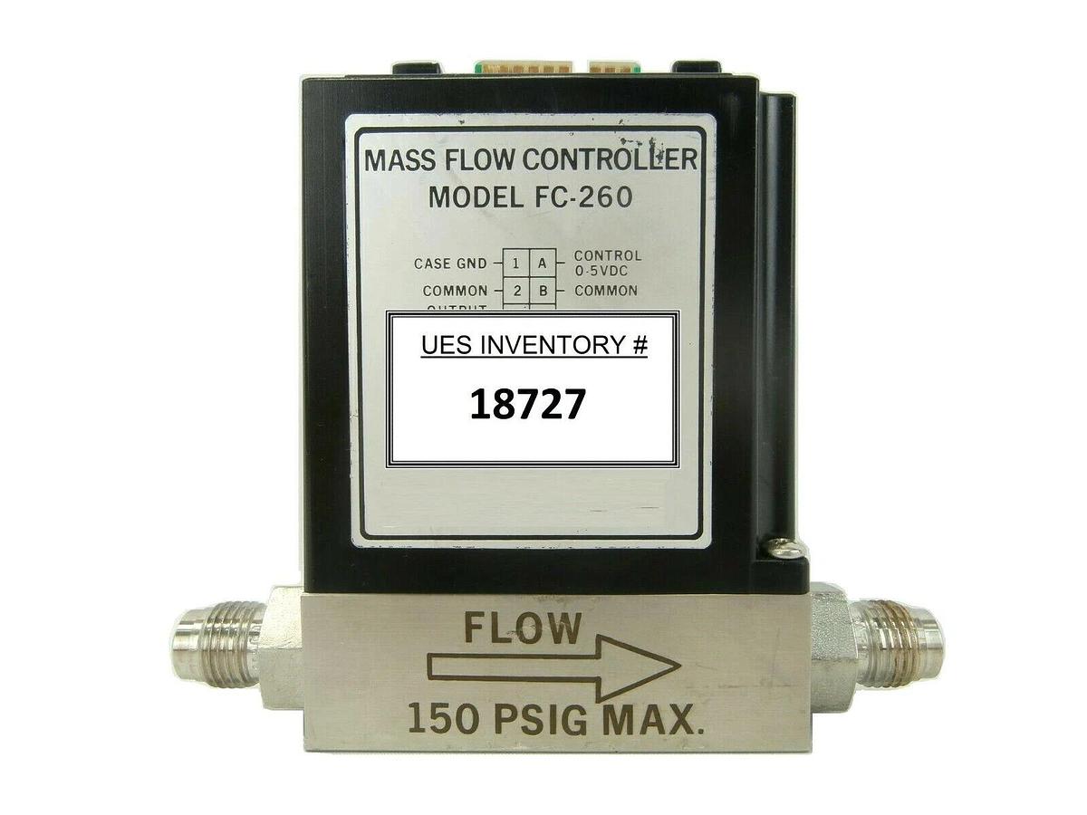 Used Tylan General FC-260 Mass Flow Controller MFC 100 SCCM N2 Working Spare