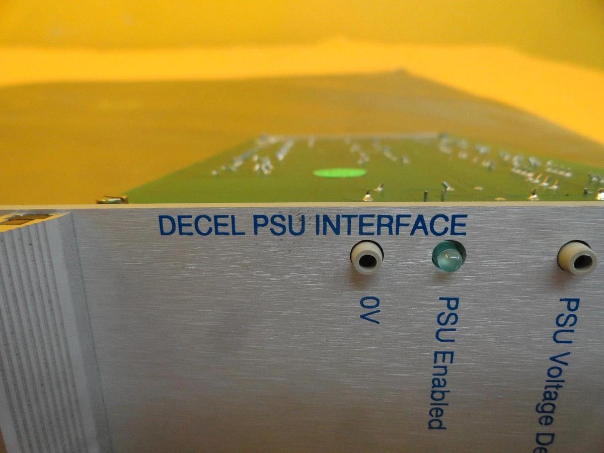 Used AMAT Applied Materials 0100-01697 Decel/Focus PSU Interface PCB Card Working