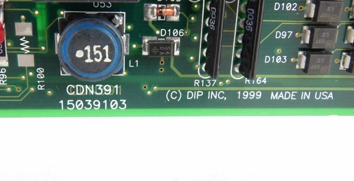 Used DIP 15039103 DeviceNet 48 Bi-Directional PCB Card CDN391 AMAT 0190-06279 Working