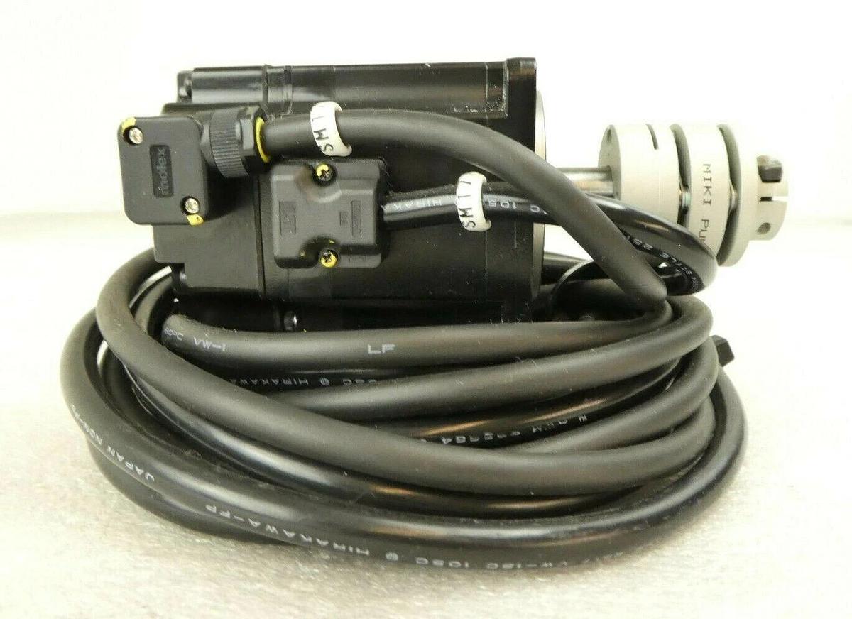 Used Yaskawa Electric SGMJV-02AAA21 AC Servo Motor Rudolph F30 No Connector Working