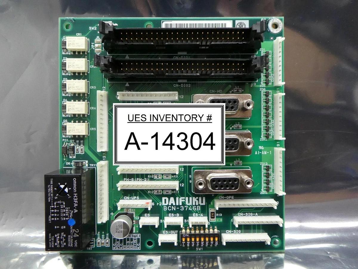 Used Daifuku BCN-3746B Connector Board PCB Omron H3FA-A Solid-State Timer Working