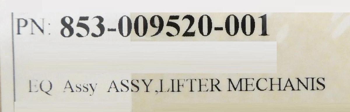Refurbished Lam Research 853-009520-001 Lifter Assembly Assembly Manufacturer Refurbished