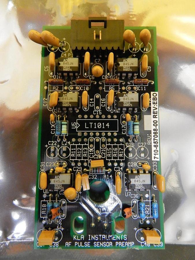 Used KLA Instruments 710-657068-00 AF Pulse Sensor Preamp Rev. EBO 2132 Used Working