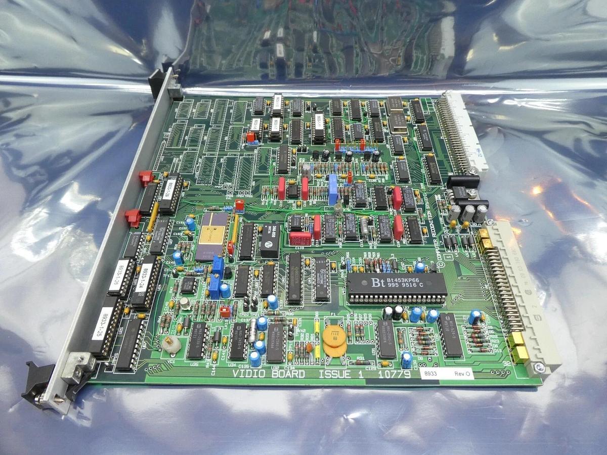 Used Computer Recognition Systems 10779 VIDIO BOARD PCB Card 8933 Working Surplus
