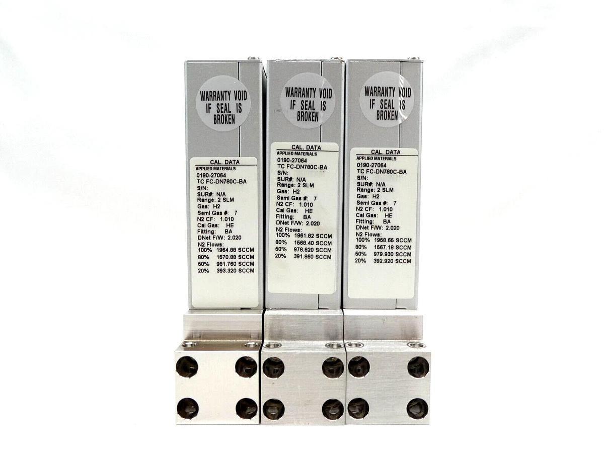 Used Aera FC-DN780C-BA Mass Flow Controller MFC Lot of 9 AMAT 0190-27064 0190-2845