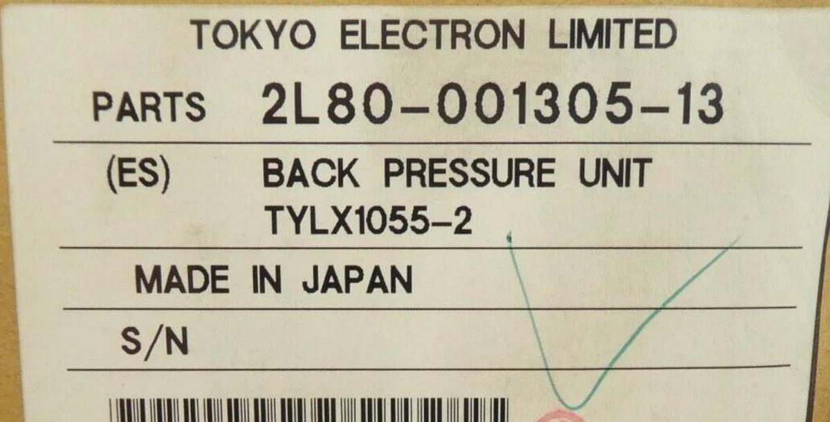 CKD IAGD4-TYLX1055-2 Back Pressure Unit TEL Tokyo Electron 2L80-001305-13 New