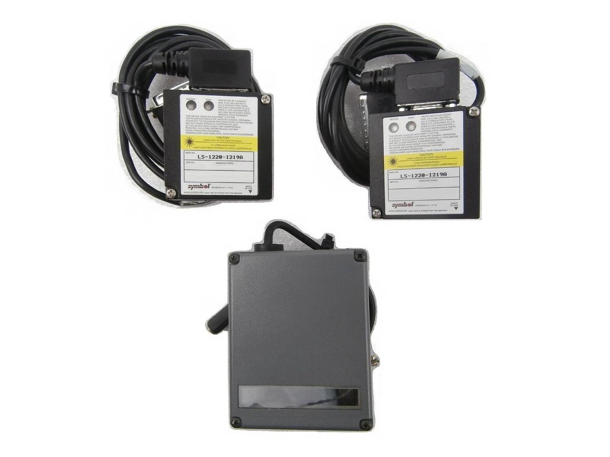 Used Symbol LS Series Barcode Reader LS-1220-I219A LS-6620-I100AG Lot of 3 Working