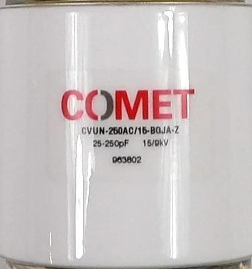 Used Comet CVUN-250AC/15-BGJA-Z RF Variable Vacuum Capacitor Lot of 4 Working