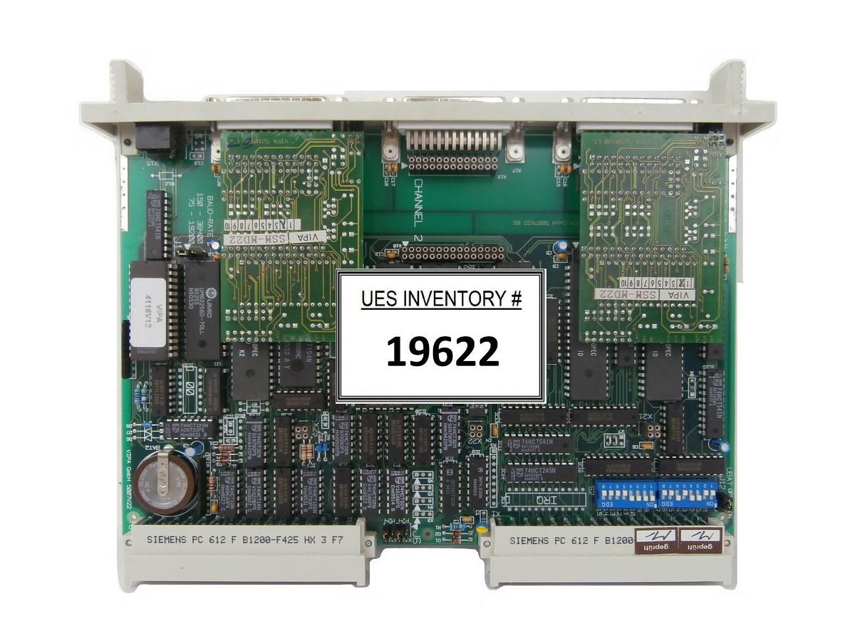 Used Siemens SSM-BG43V32 Communication PCB Card VIPA SSM-MD22 Balzers Unaxis Working