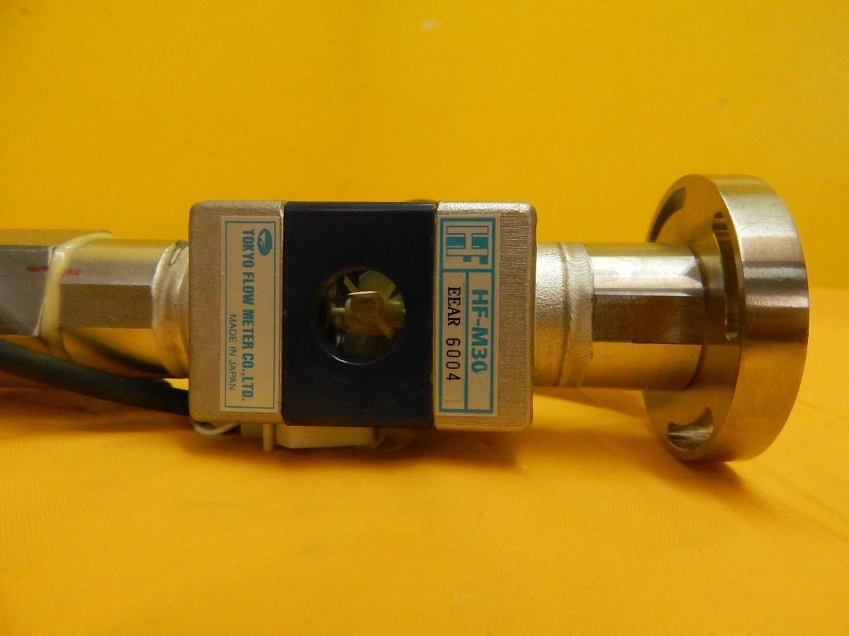 Used Tokyo Flow Meter HF-M30 Helical Inline Flow Meter 2~20L/min Used Working
