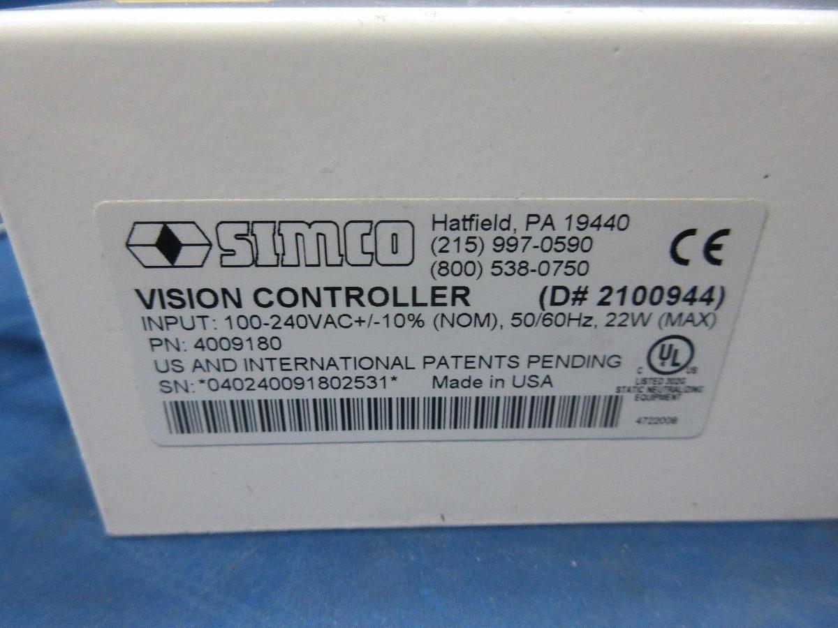 Used Simco 4009180 Vision Controller Summit ATC Handler Used Working
