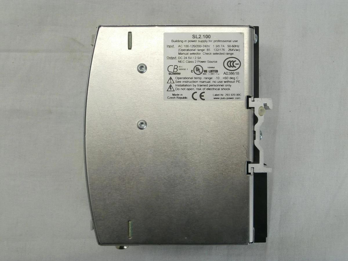 Used PULS SL2.100 DIN Rail 24.5 VDC Power Supply SL 2.5 Reseller Lot of 2 Used