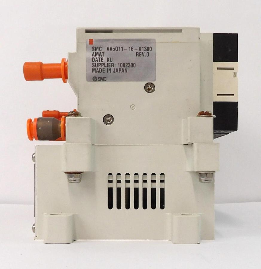 Used SMC VV5Q11-16-X1380 16-Port Pneumatic Manifold NP420-DN2A AMAT Working