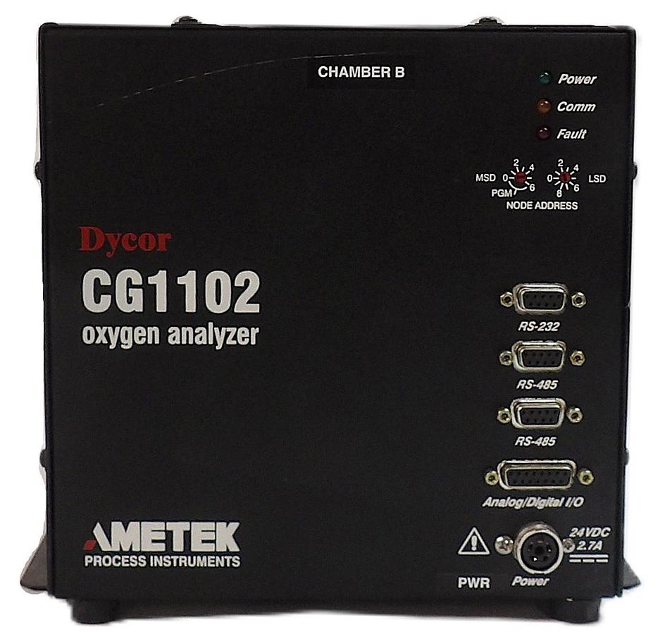 Refurbished AMETEK Process Instruments Dycor CG1102 O2 Oxygen Analyzer Refurbished Surplus