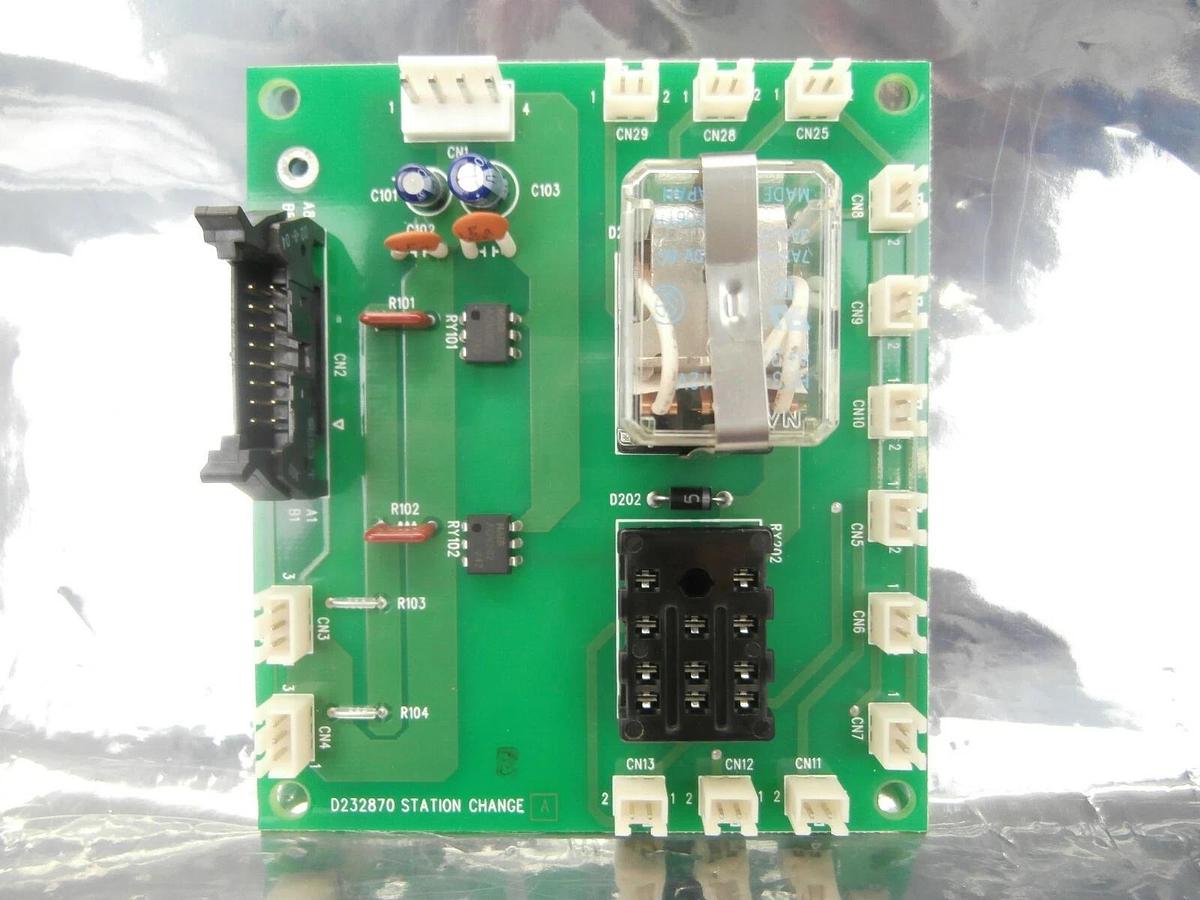 Used Hiranuma Sangyo D232870 Station Change Board PCB AS-200 Working Spare