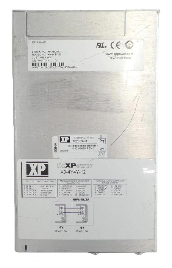 Used XP Power X9-4Y4Y-12 Power Supply fleXPower Spectrometer AMAT 1140-01688 Working