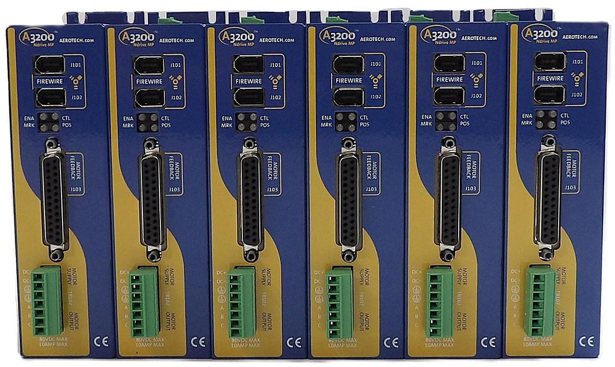 Used Aerotech NdriveMP10 Networked Digital Servo Amplifier Lot of 6 Working