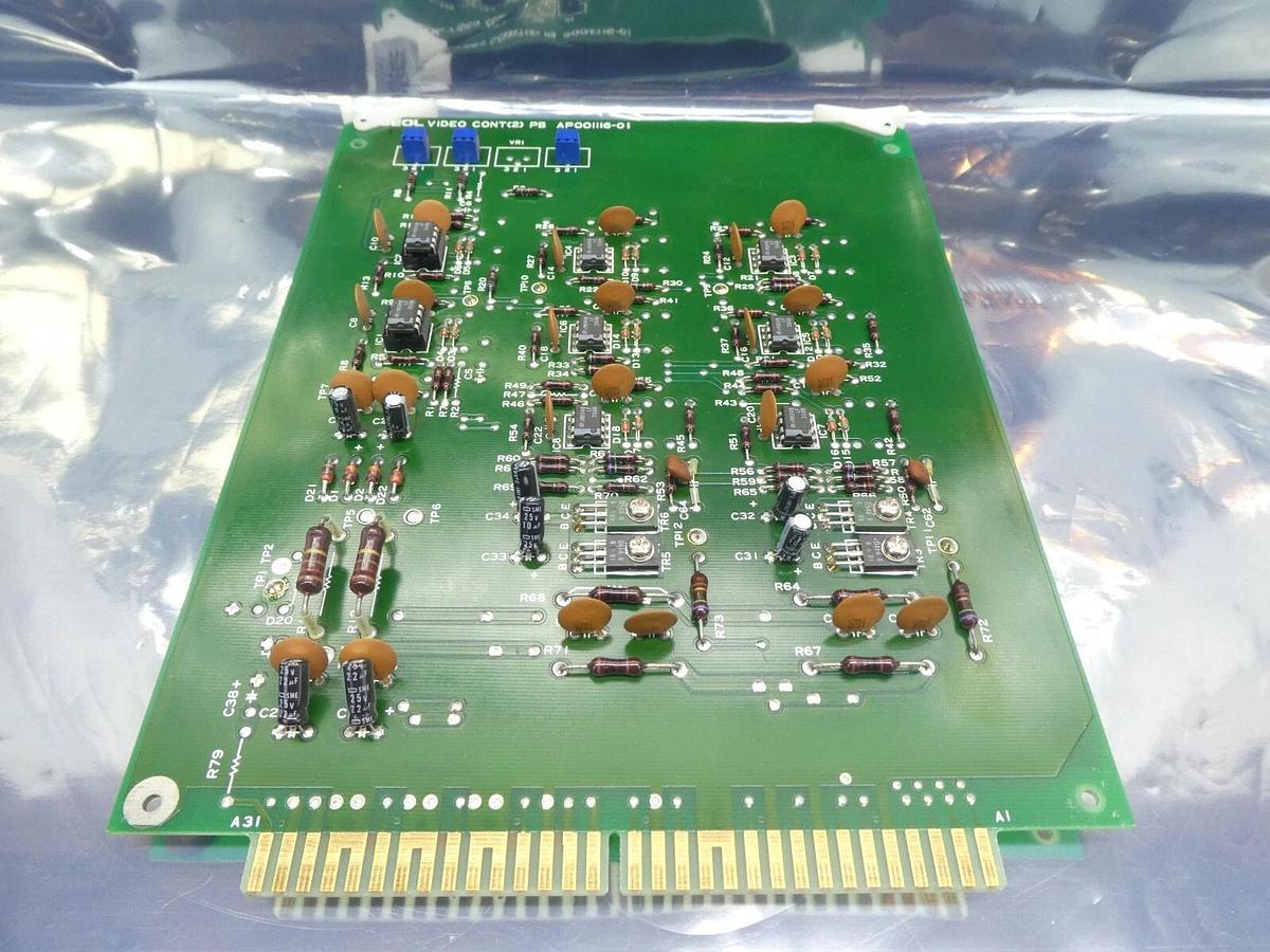 Used JEOL AP001116-01 Video Control PCB Card VIDEO CONT(2) PB JSM-6400F SEM Working