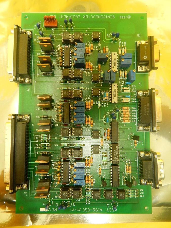 Used Semiconductor Equipment Corp 4196-030 Amplifier PCB Board 410 Bonder Used