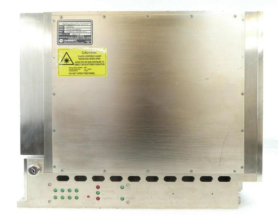 Used Coherent 1121568 Laser Module IAC-EOM2 Nikon 4S091-147-2 Working Surplus