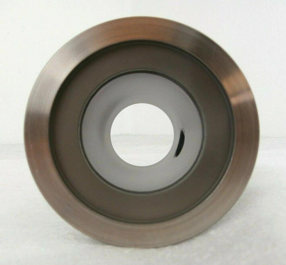 Used Edwards C5371 Straight Nipple Vacuum Adapter Tee ISO80 to ISO100 6" Working