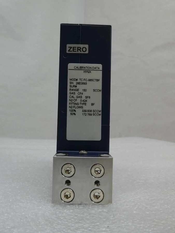 Used Aera TC FC-985CT-BF Mass Flow Controller MFC FC-985C 150 SCCM CF4 Used Working