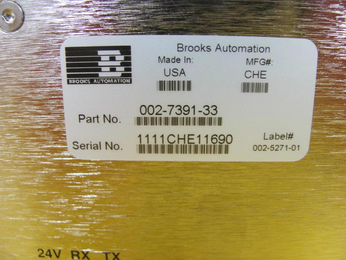 Used Brooks Automation 002-7391-33 Wafer Prealigner CHE Working Surplus