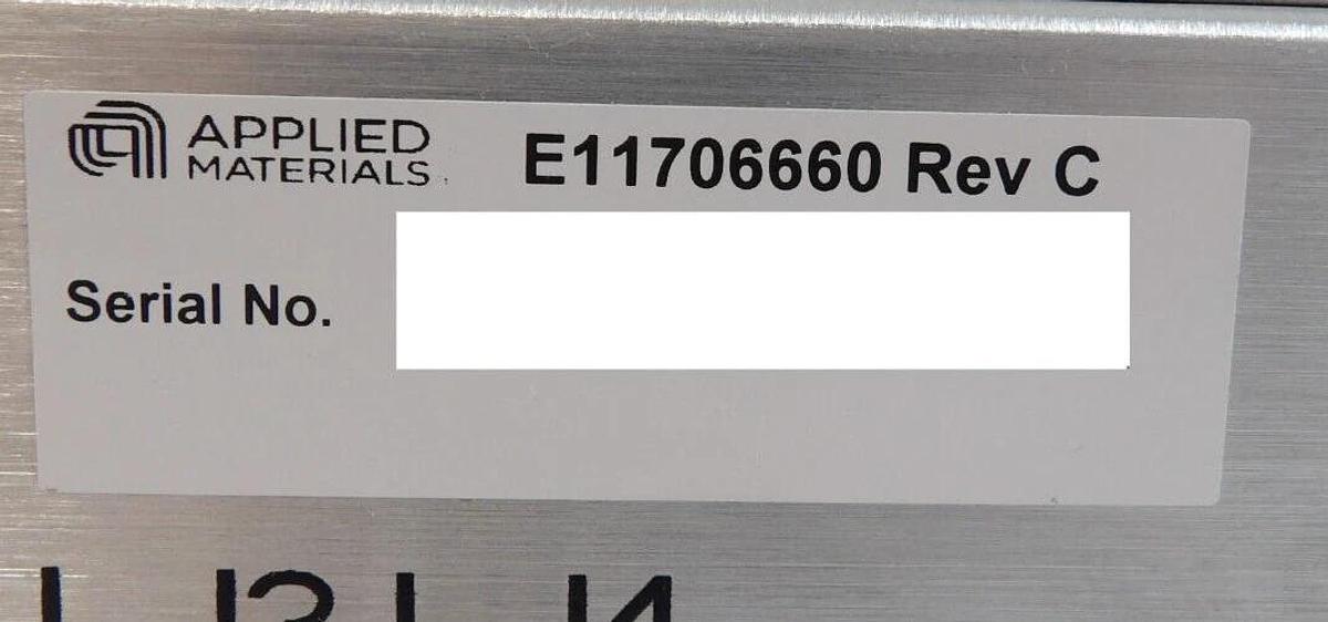 Used Varian E11706660 Power Supply Interface Module AMAT Applied Materials Working