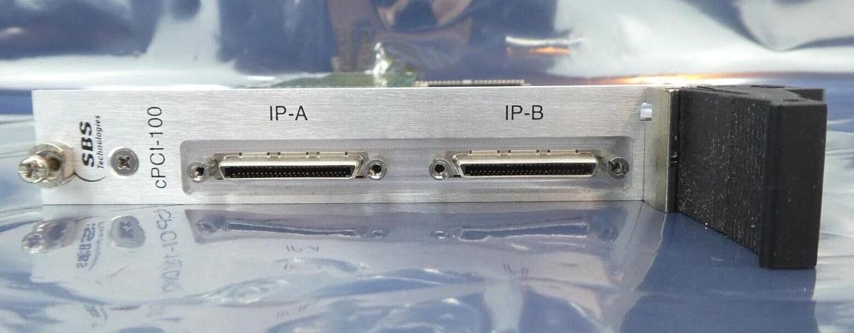 Used SBS Technologies CPCI-100A-FP Industry Pack Carrier PCB Card AMAT 0190-17950