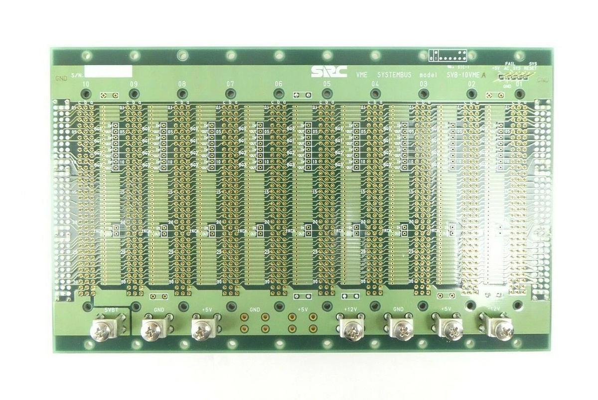 Used SRC SVB-10VME VME Card Backplane SYSTEMBUS PCB SVB-10VMEA Rudolph F30 Working