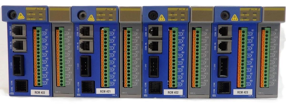 Used RKC Instrument RCM-A-K10-K10*B Temperature Controller Reseller Lot of 4 Working