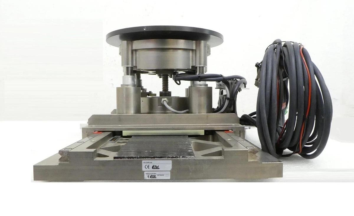 Used Heidenhain 2330P-01A Wafer Stage Chuck 10.5" Platen ETEL 591151-01-00-A Untested