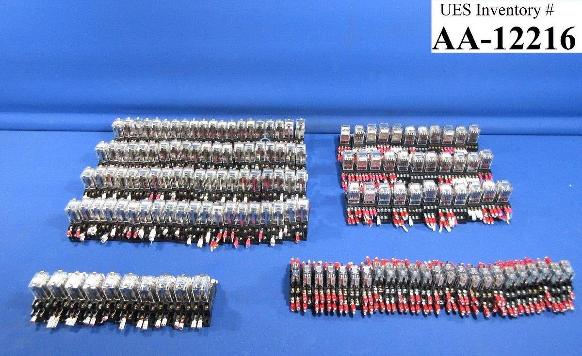 Used Omron MY2N-D2 Relay Lot of 147 LY2N-D2 MY4N-D2 G2R-2-SND Used Working