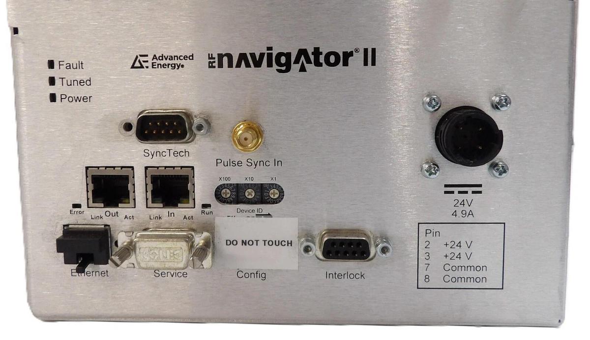 Used Navigator II AE Advanced Energy 3155999-247 RF Match Unit 13.56 MHz Working