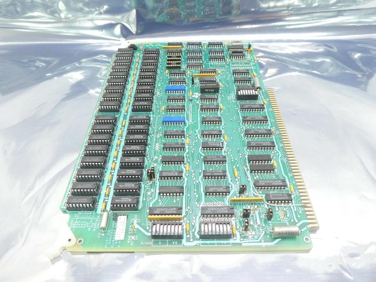 Used Texas Instruments 1600252-000 RAM Module PCB Card TM990/203A-2 Varian Working