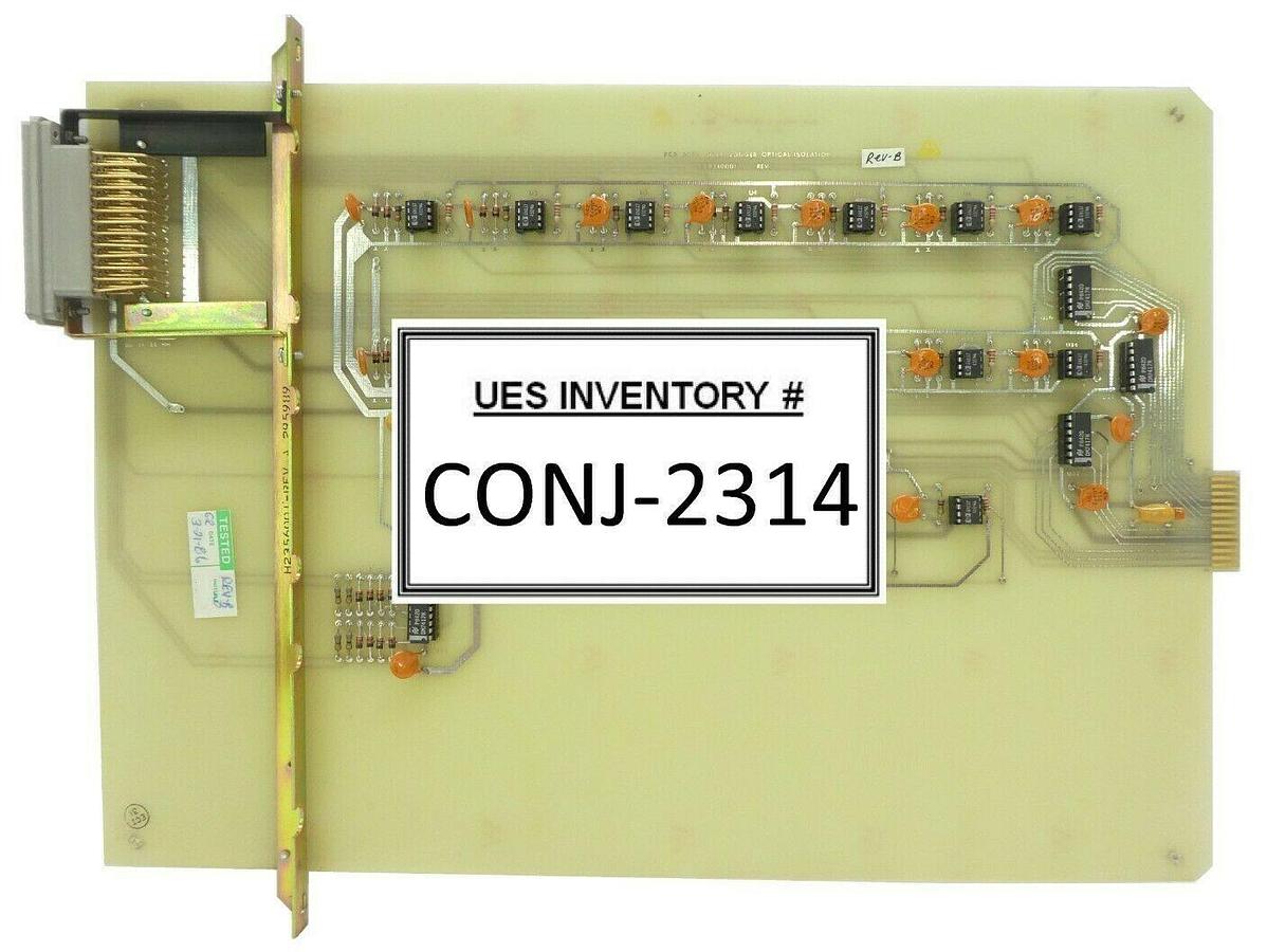 Used Varian Semiconductor VSEA E-F8340001 Data Logger Optical Isolation PCB Rev. B