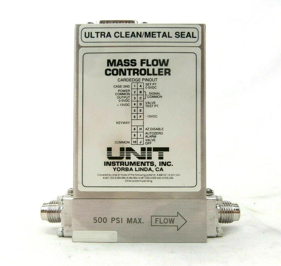 Used UNIT Instruments UFC-8160 Mass Flow Controller MFC 200 SCCM Cl2 Working Spare