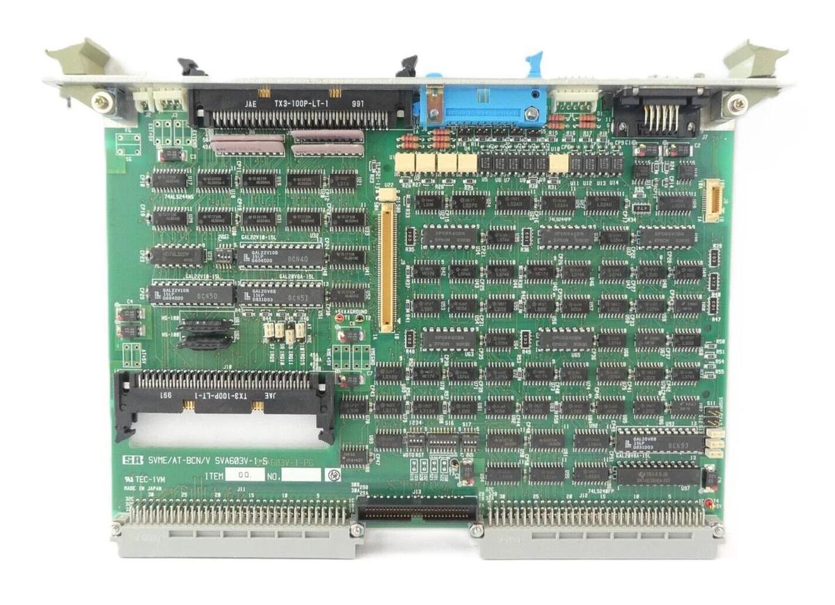 Used Sanritz Automation SVME/AT-BCN/V Processor PCB Card SVA603V-1-S Working Surplus
