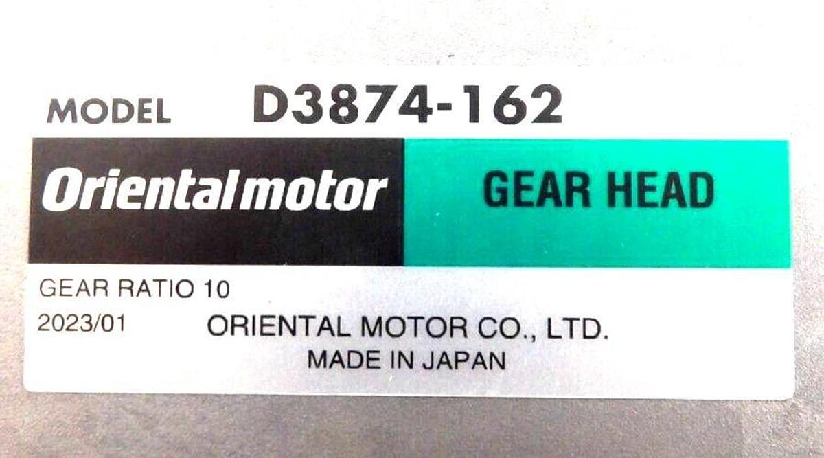 Used Oriental Motor BXM6400-GFS-K6 DC Motor W/Gear Head D3874-162 Working Spare