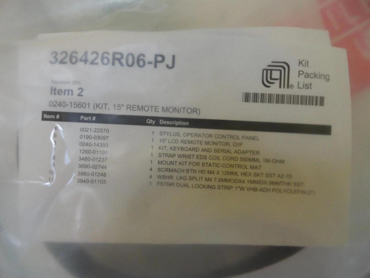 AMAT Applied Materials 326426R06-PJ Mainframe Monitor 0240-15601 0242-25191 New