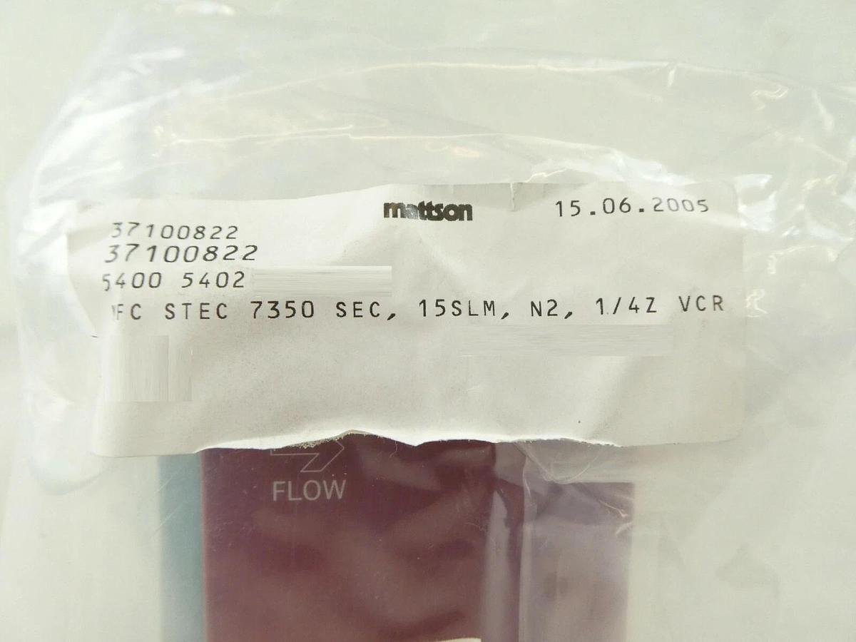 Horiba STEC SEC-7350MC Mass Flow Controller MFC Mattson Technology 37100822 New