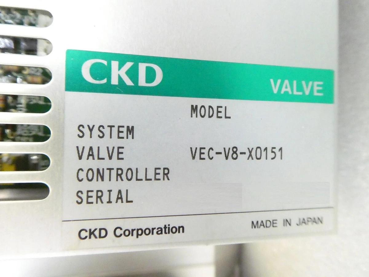 Used CKD VEC-V8-X0151 Pressure Controller Valve System TEL Tokyo Electron Working