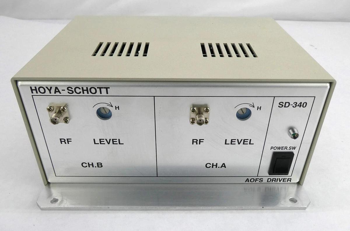 Used Hoya-Schott SD-340 AOFS Driver Working Surplus