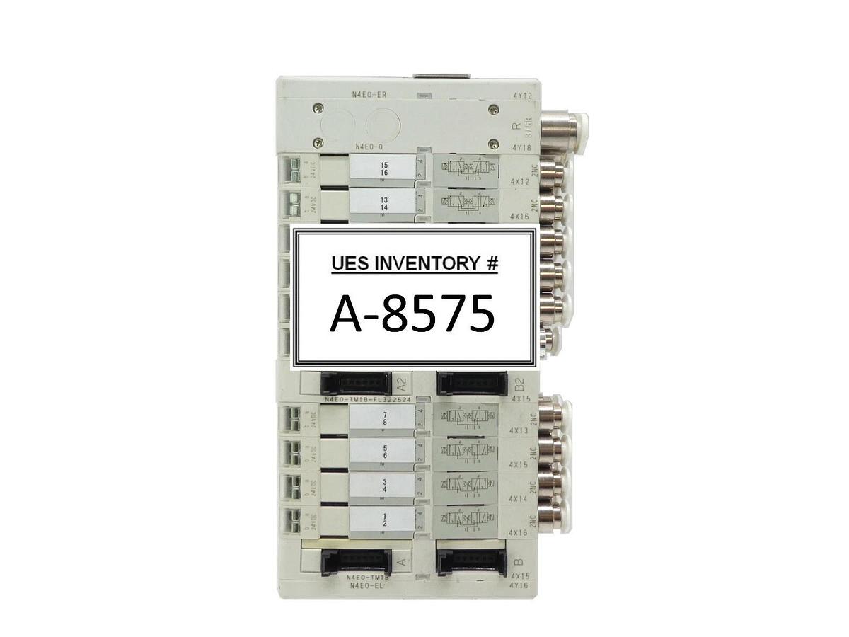 Used CKD N4E0 Series 10-Port Pneumatic Manifold N4E0-ER N4E0-EL TEL Lithius Working