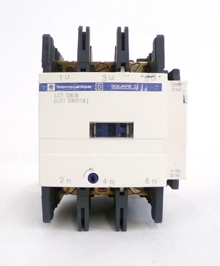 Used Telemecanique LC1D80116 Contactor LC1 D806 Square D Lot of 3 Working