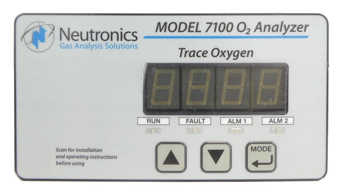 Used Neutronics C7-01-7124-09-5 Gas Analyzer Module 7124BE-N1 Working