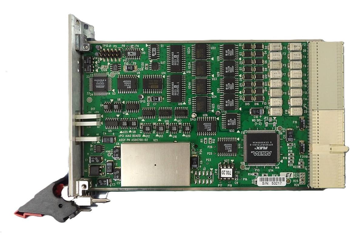 Used MKS Instruments Tenta AS00700-02 CPCI AIAO PCB Card AMAT Working
