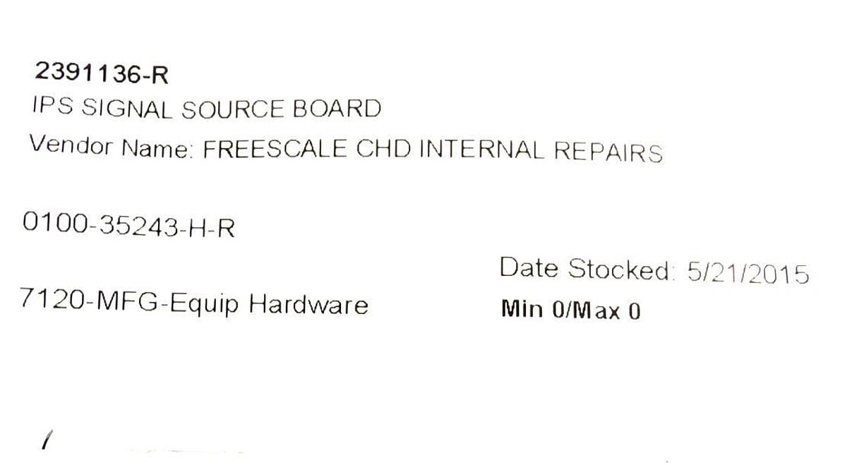 Refurbished AMAT Applied Materials 0100-35243 IPS Signal Source Board OEM Refurbished